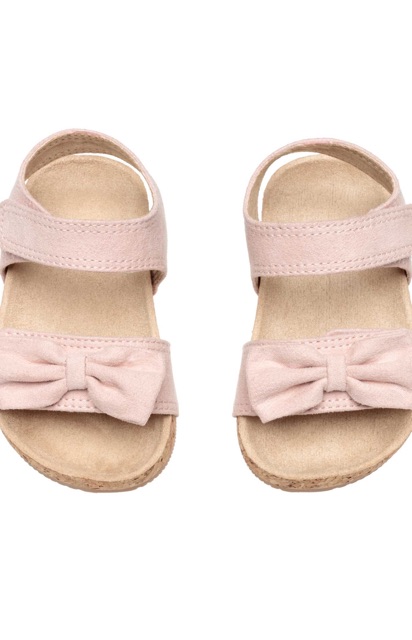 Sandal nơ hồng bé gái HM auth 👧🏻