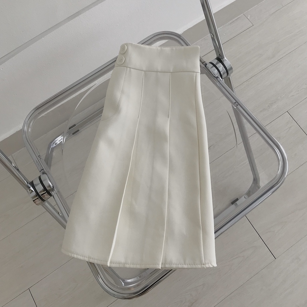 Chân Váy Xếp Ly JEM CLOSET Chất Tây Mướt 3 Màu Style Hàn Lên Form Siêu Hack Dáng NiLy 3401