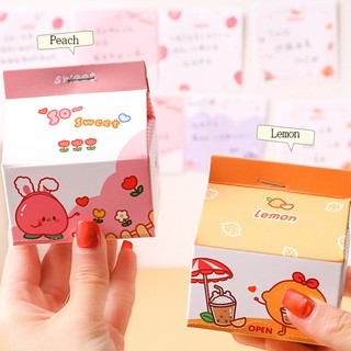 Girl's Heart Boxed Non-sticky Post-it Notes
