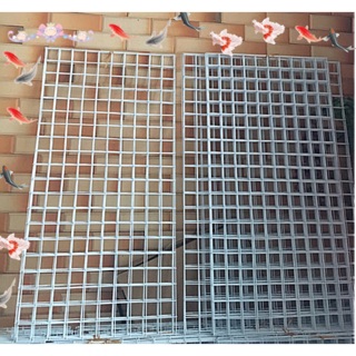 Lưới sắt 8 Chiếc treo phụ kiện 50x100Cm và Móc 50 Chiếc dài 20Cm