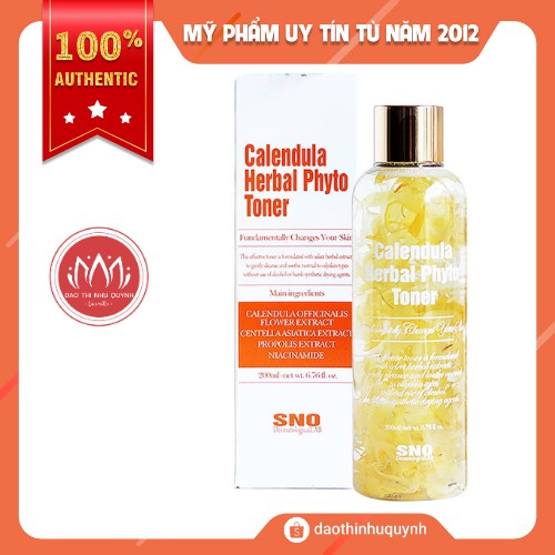 Nước hoa cúc Calendula Herbal Phyto Toner SNO 200ml