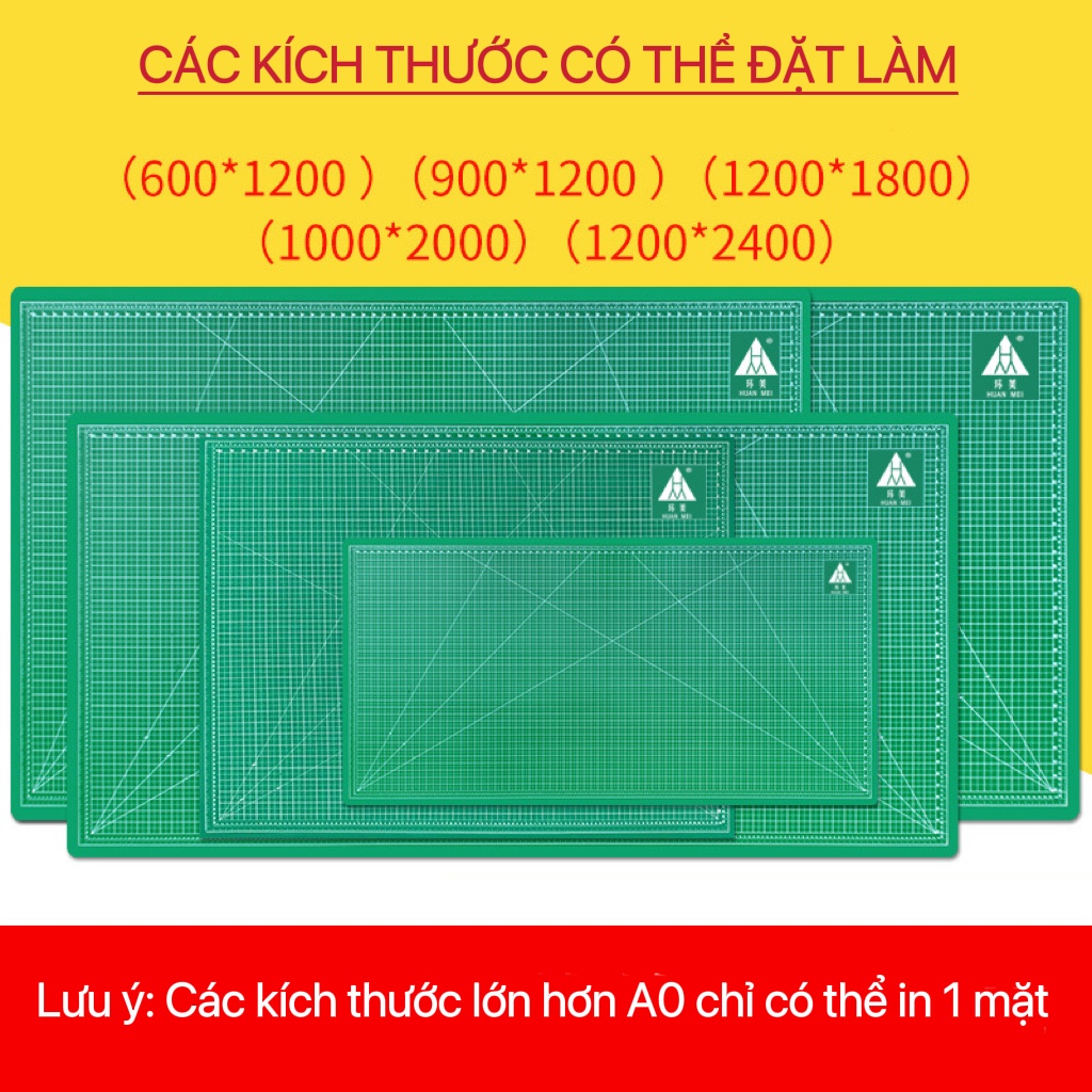 Chuyên sỉ Bảng kê cắt 3 lớp tự liền A0 DIY Cutting Mat thủ công, kê vải may