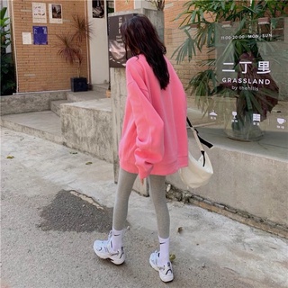 [107] - Áo nỉ sweater basic trẻ trung form thụng oversize