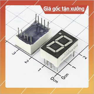 Led 7 đoạn 0.56 hiển thị 1 số, 2 số, 3 số, 4 số sáng đỏ