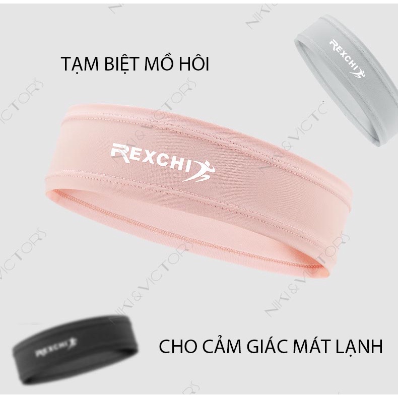 Băng Đô Thể Thao Headband Chặn Mồ Hôi Tập Yoga Gym Băng Trán Thấm Mồ Hôi Mát Lạnh Cao Cấp