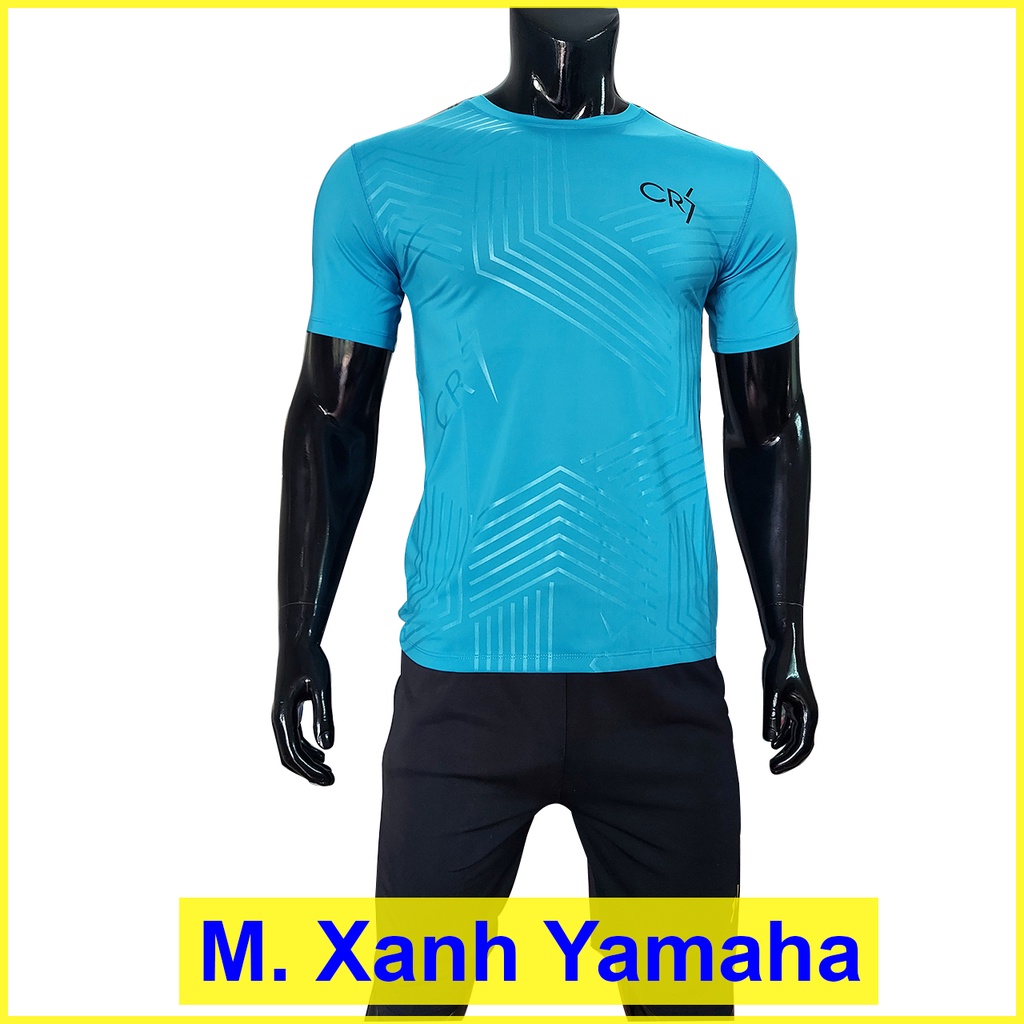 Áo Thun Lạnh Thể Thao Nam Cổ Tròn MINH SPORT Vải Cực Mát, Co Giãn 4 Chiều, Nhiều Màu, Form Áo Chuẩn Thể Thao