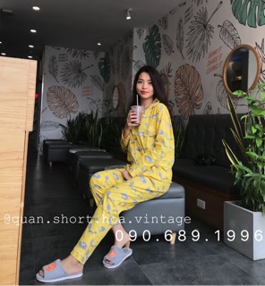 Pijama dài CÁO VÀNG