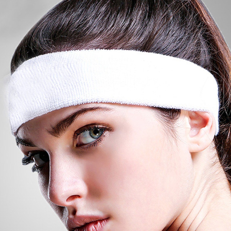 Băng Đô Thể Thao Bằng Vải Cotton Thấm Hút Mồ Hôi Cho Nam Và Nữ