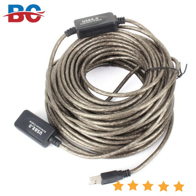 Cáp nối dài USB 10m giá rẻ CÓ CHÍP