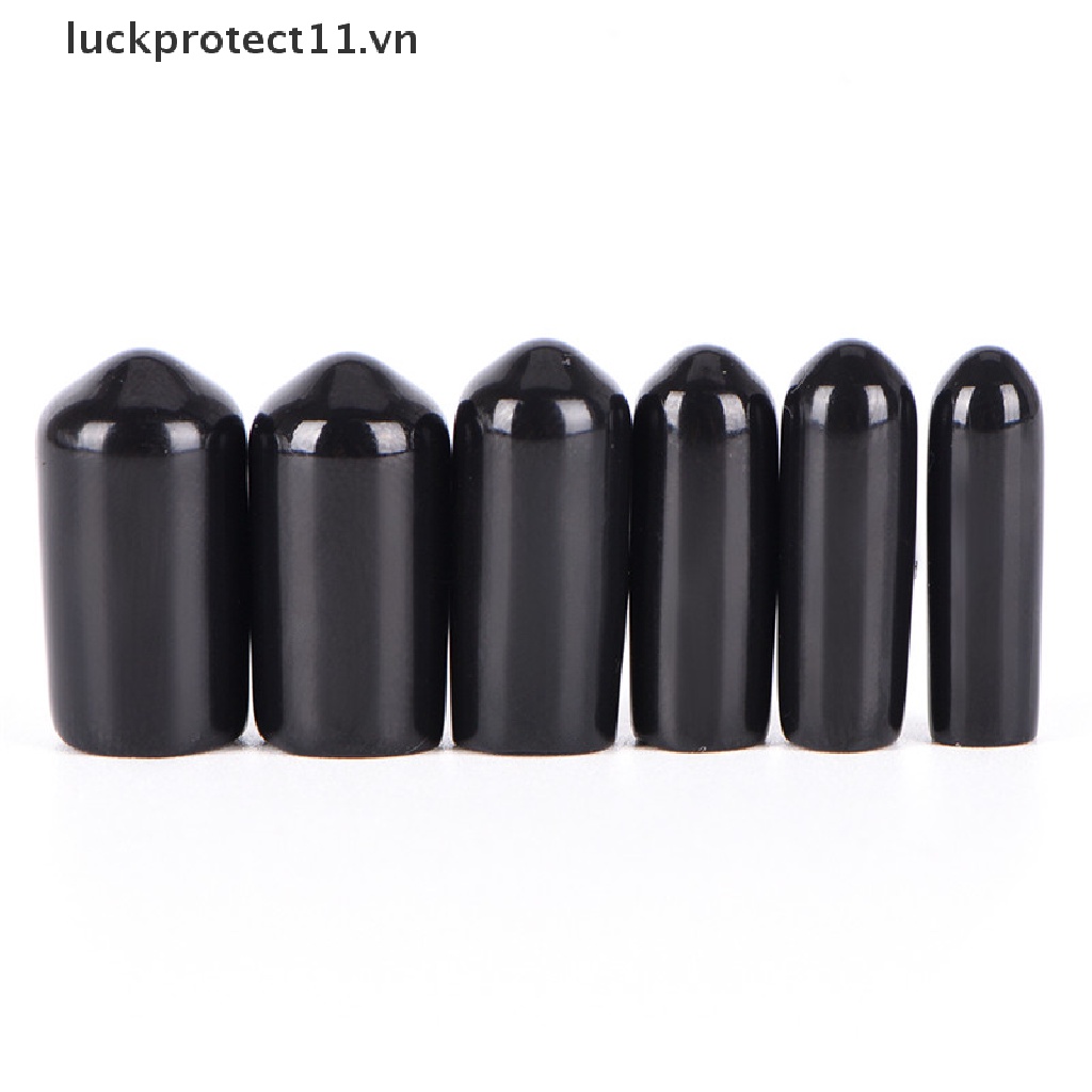 * 3c &amp; NEW * 10 Nắp Cao Su Màu Đen Cho Diều 3 / 4 / 5 / 6 / 7 / 8MM.