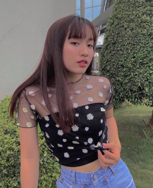 Áo lưới cúc+ áo quây
