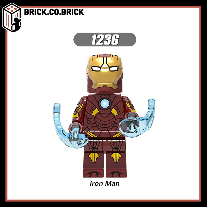Siêu anh hùng Người Sắt Giáp Xịn Đồ Chơi Super Hero Mô hình Lắp ráp Minifigure Marvel X0255