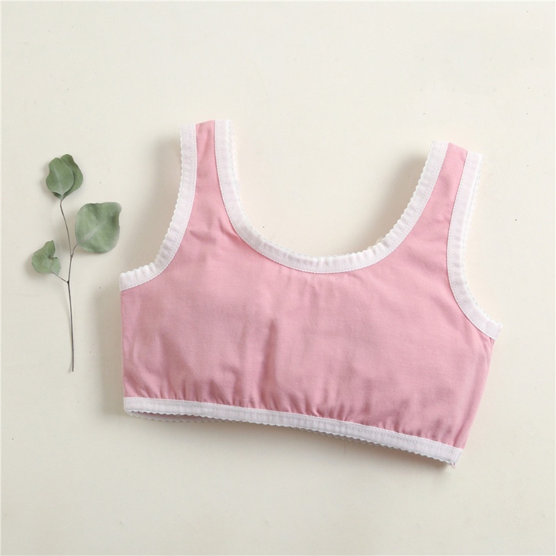 Haha Áo lót vải cotton Không Gọng Họa Tiết Hoạt Hình Chấm Bi / Kẻ Sọc / Chấm Bi Dành Cho Tuổi Teen / Bé Gái