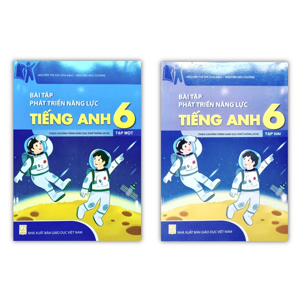 Sách - Combo Bài tập phát triển năng lực tiếng anh 6 - Tập 1 + Tập 2