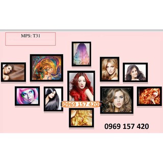 BỘ 11 TRANH SALON TÓC