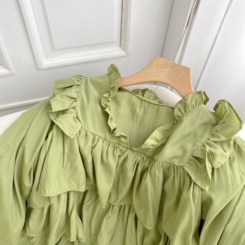 SET ÁO XANH BÈO BBD + SHORT KEM LƯNG THUN