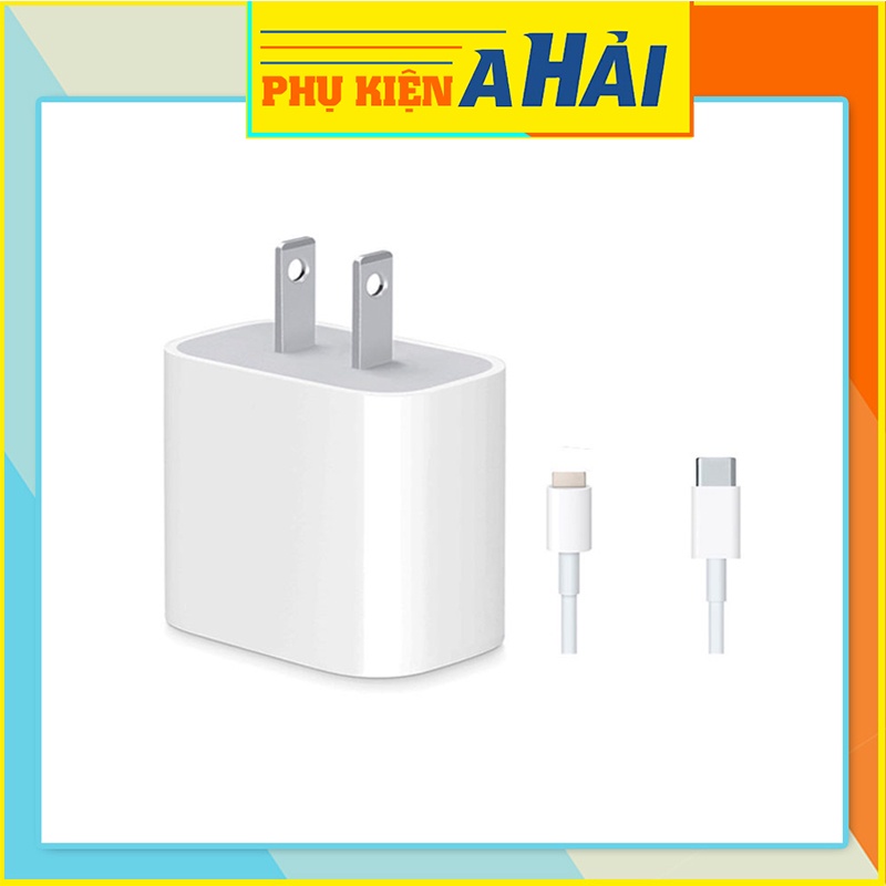 Bộ Củ Cáp Sạc nhanh cho IP (Củ PD 20W+ Cáp Type-C ) IP 8 plus x xsmax ip1111promax 12 12promax 13 pro max promax