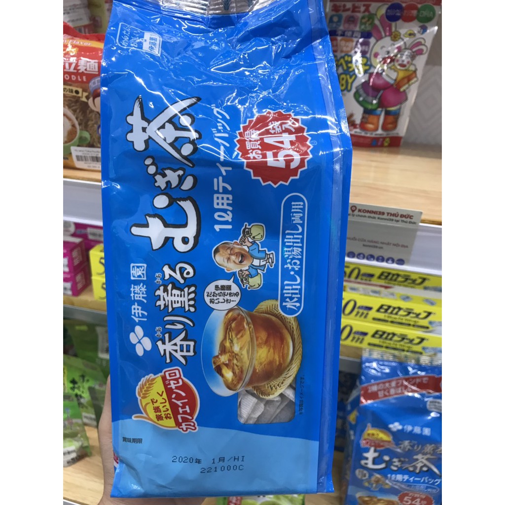 [Mẫu mới] Trà lúa mạch MUGI của Nhật (54 túi)- Hàng Nội Địa Nhật, dùng được cho trẻ em và người lớn, không gây mất ngủ | BigBuy360 - bigbuy360.vn