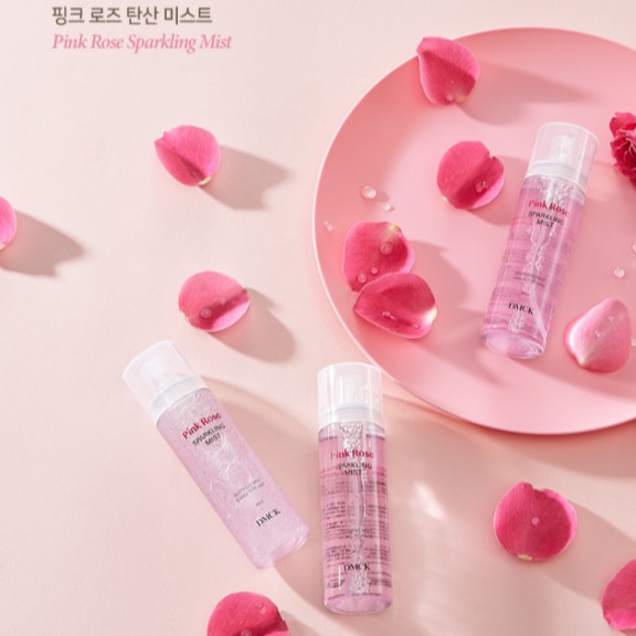 Xịt Khoáng Dưỡng Sáng Da Chứa Tinh Chất Hoa Hồng DMCK Pink Rose Sparkling Mist 80ml | BigBuy360 - bigbuy360.vn