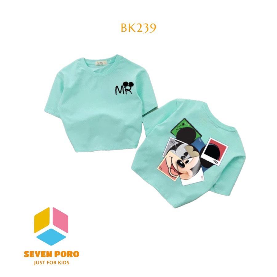 Áo Thun Form Lửng Bé Gái BK239 Size 25-40kg - BeeKing - SevenPoro