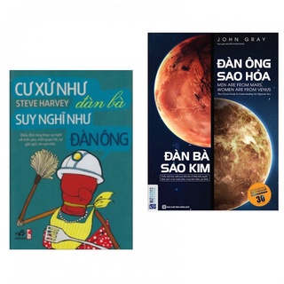 Sale - combo đàn ông sao hỏa đàn bà sao kim và cư xử như đàn bà suy nghĩ như đàn ông
