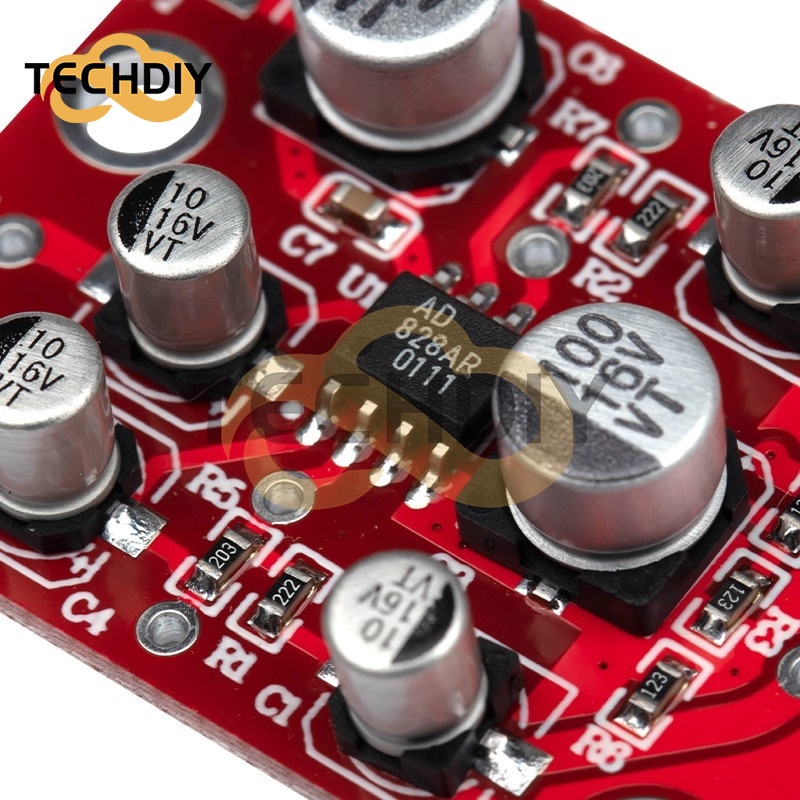 Mô Đun Khuếch Đại Âm Thanh DC 5V-15V 12V AD828 Chuyên Dụng