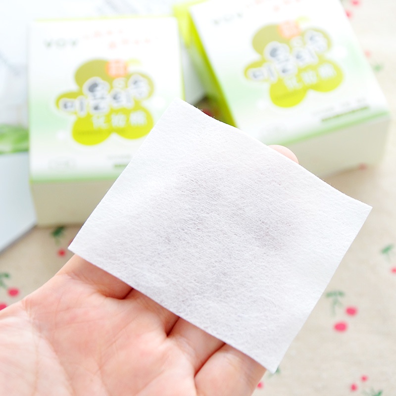 Bông Tẩy Trang Chất Cotton Hộp 100 Tờ