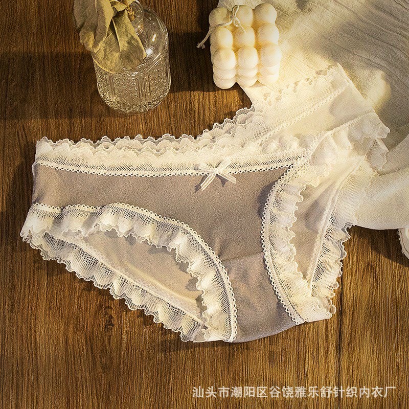 Được chọn màu - Quần lót nữ cao cấp tiểu thư ren trắng