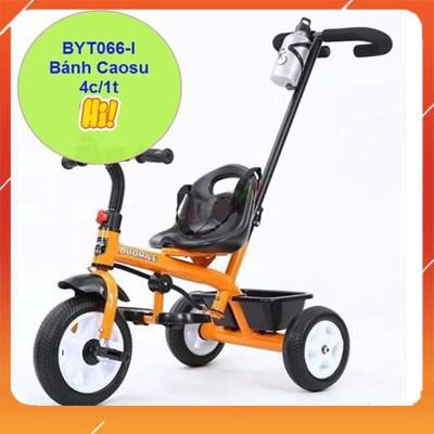 XE ĐẠP CAO CẤP 3 BÁNH CSO TAY ĐẨY, YÊN DA, CÓ MÁI CHE (180-4 - XD18-4)