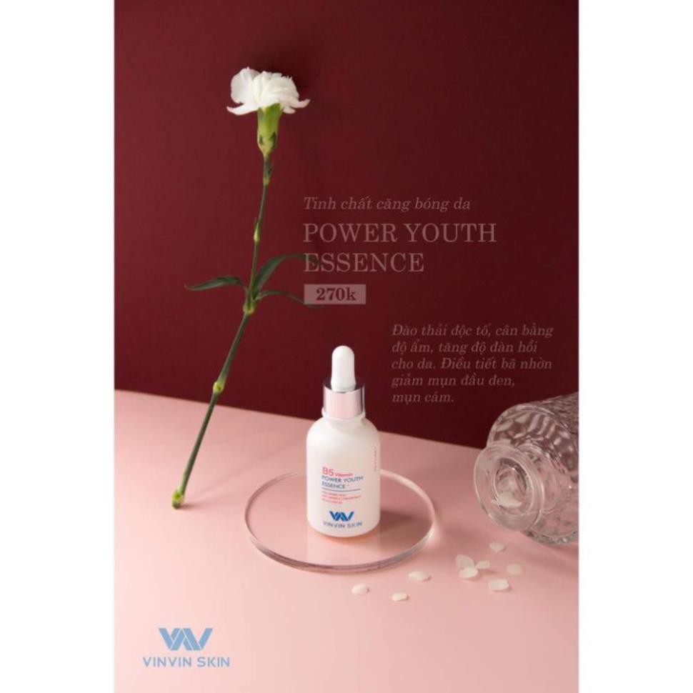 SERUM CĂNG BÓNG DA (POWER YOUTH ESSENCE)  - VinVin Skin