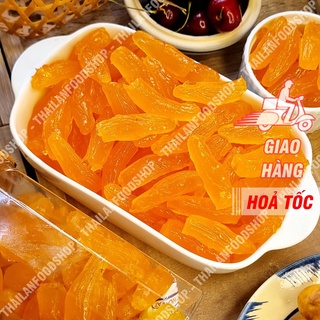 Khoai Sâm Sấy Dẻo (Mứt khoai lang sâm) Lon 500gr