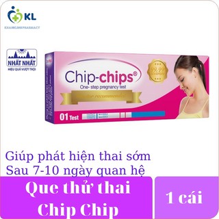 [Đảm Bảo Giấu Tên Sản Phẩm] Que Thử Thai Chip Chip- Giúp phát hiện thai sớm