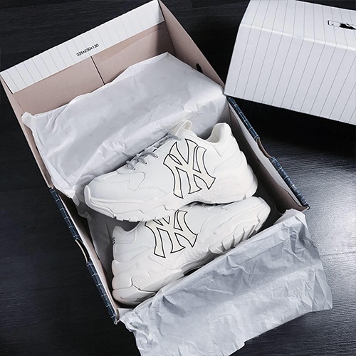 Giày_MLB Boston, Giày Sneaker Boston Da Bò Cao Cấp Đế Cao Tăng Chiều Cao Full Box Bill | BigBuy360 - bigbuy360.vn