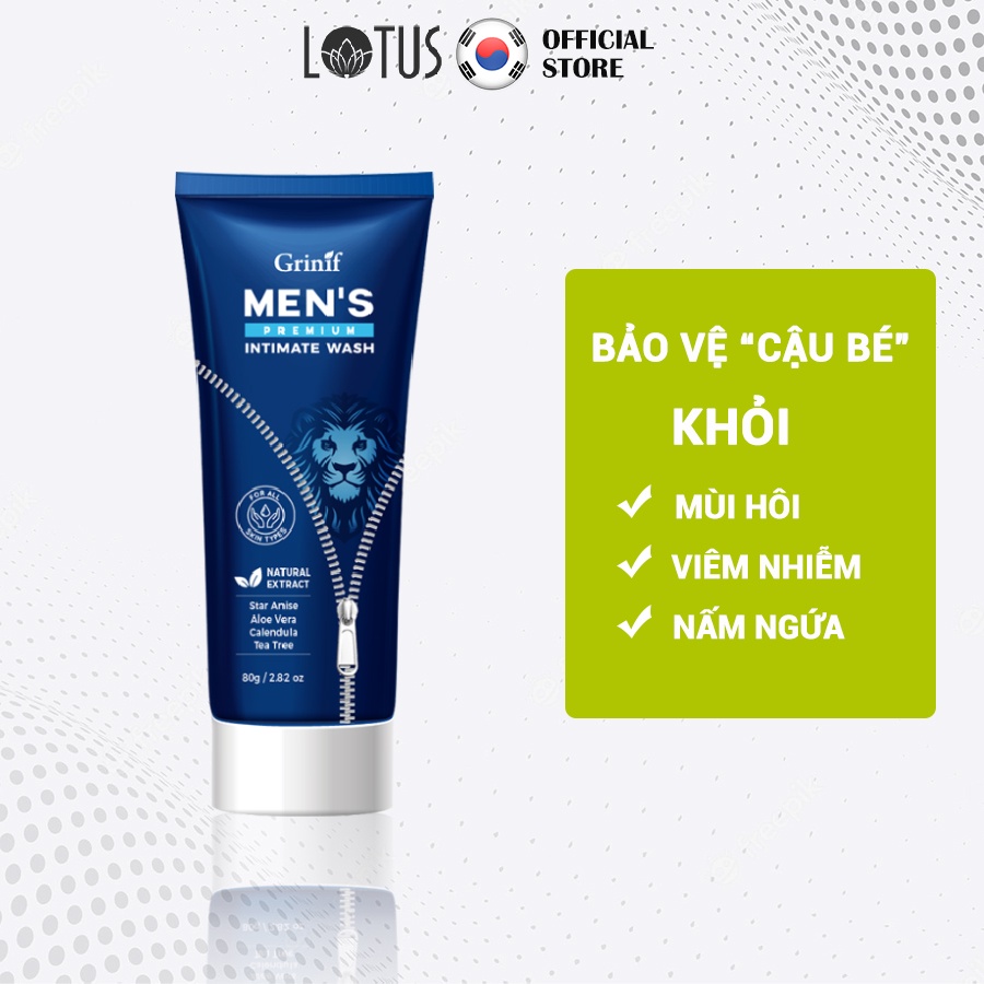 Dung dịch vệ sinh nam giới Hàn Quốc Grinif Men's Premium Intimate Wash 80g