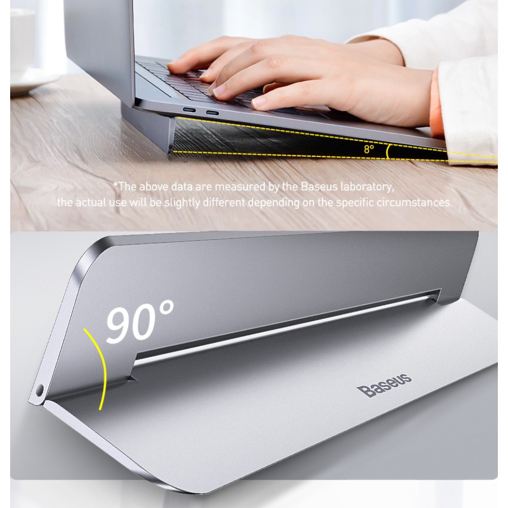 Đế nâng tản nhiệt [ FREE SHIP ] dạng xếp, nhỏ gọn, siêu mỏng, cao cấp dành cho Laptop, Macbook Baseus SUZC-0S chính hãng | BigBuy360 - bigbuy360.vn