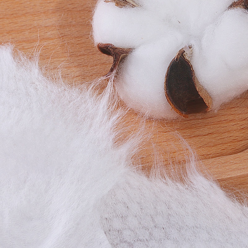 Khăn lau mặt monkids khăn dùng 1 lần khăn mặt mềm khô cotton 100 miếng lau khô lau ướt