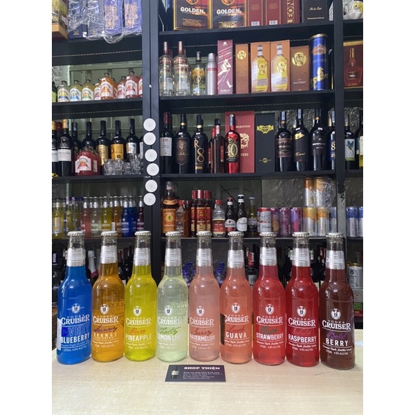 Vodka Cruiser blueberry 4.5% 275ml-Vị Việt Quất