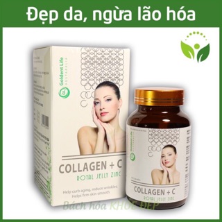 Viên uống Collagen đẹp da, bổ sung Vitamin A E C giảm thâm nám tàn nhang, ngừa nếp nhăn, chống lão hóa - Hộp 60 viên