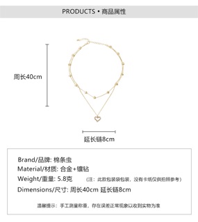 Set 2 dây chuyền dễ thương