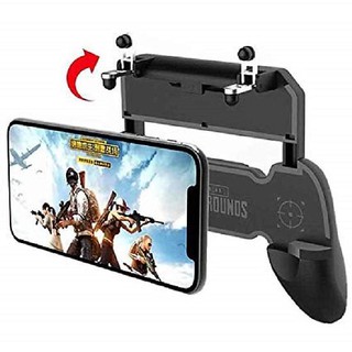 Tay cầm game nút chơi game w10 có nút bắn cho điện thoại pubg, ros, free fire controller.great