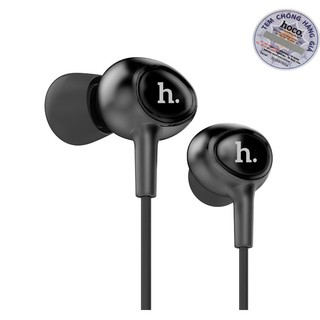 Tai nghe nhét tai hoco m3 - hàng chính hãng - có tem chống giả - màu đen