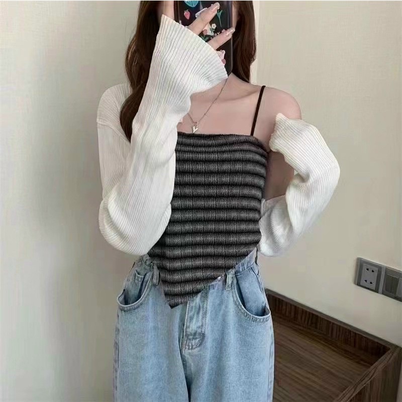 ÁO BRA BRA NHÚN VẠT CHÉO CÁ TÍNH 8255