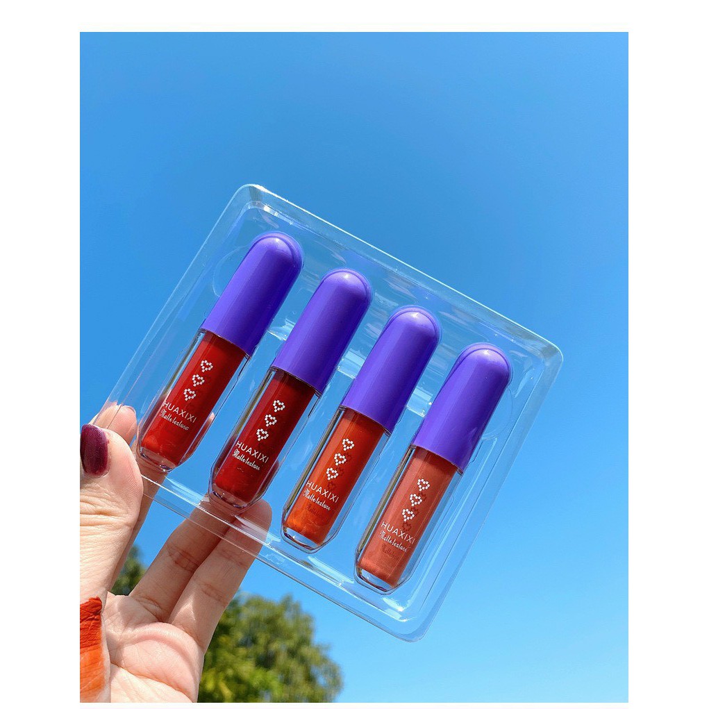 Set Son kem 4 Cây Best Cool Tint Tím | BigBuy360 - bigbuy360.vn