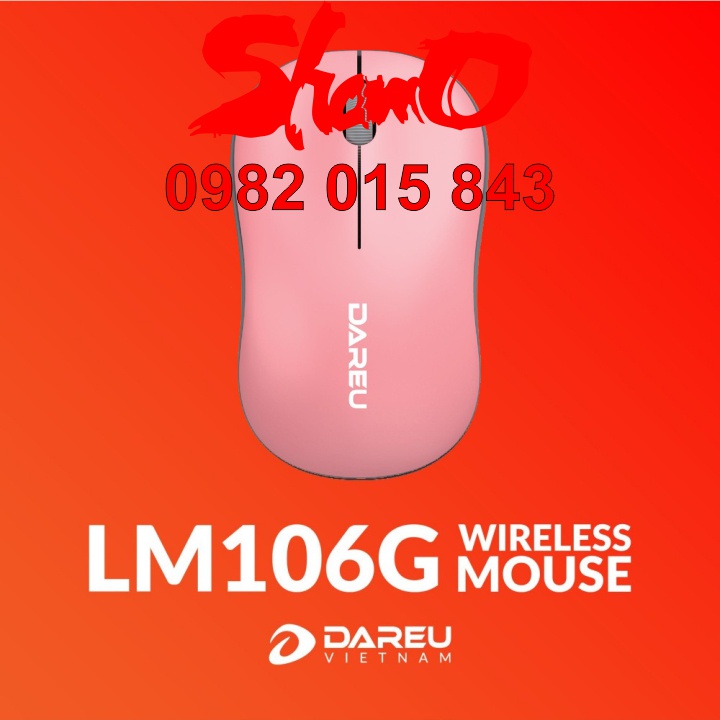 Chuột không dây Dareu LM106G – Chính hãng – Độ nhạy 1200 DPI – Bảo hành 24 tháng