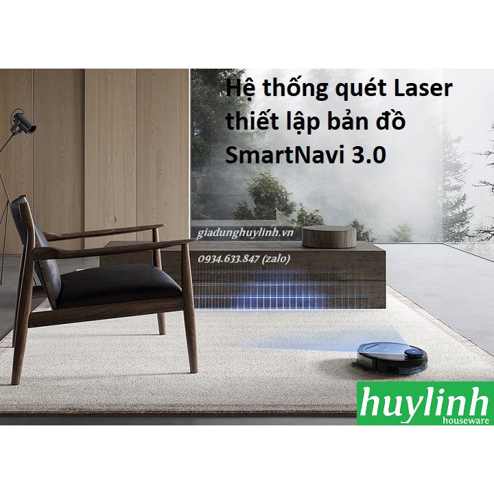 [Mã ELHAMS5 giảm 6% đơn 300K] Robot hút bụi lau nhà Ecovacs Deebot OZMO 960 - Chính hãng