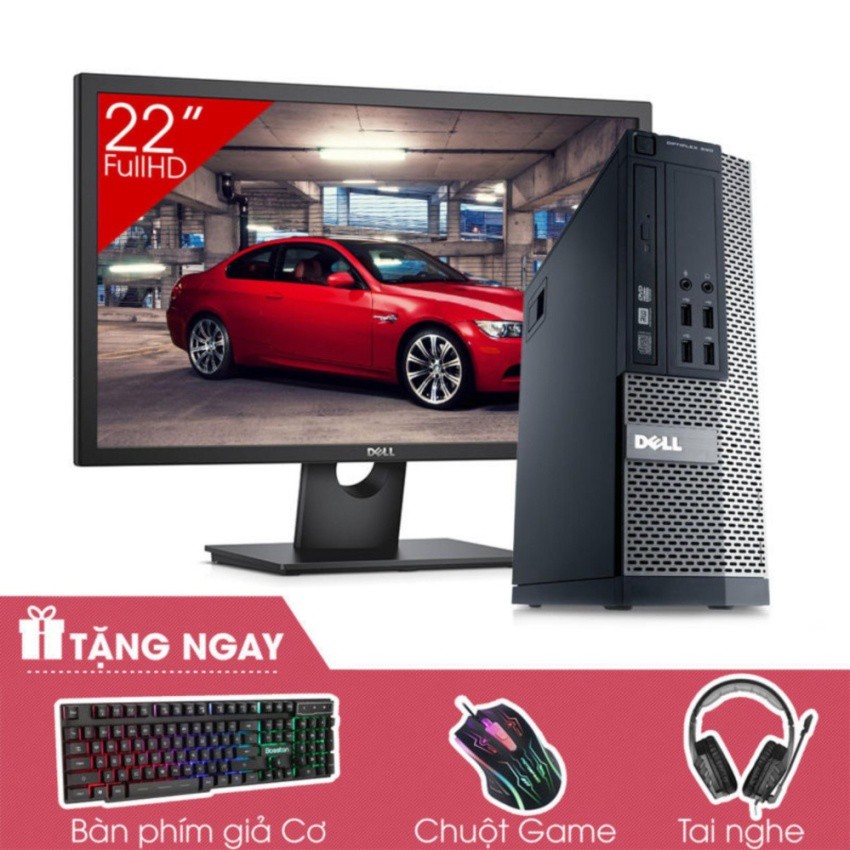 Máy tính Doanh Nghiệp DELL OPTIPLEX 990 SFF + Màn hình Dell 22inch (Core i5 2500, Ram 8GB, SSD 480GB) + Quà Tặng | BigBuy360 - bigbuy360.vn