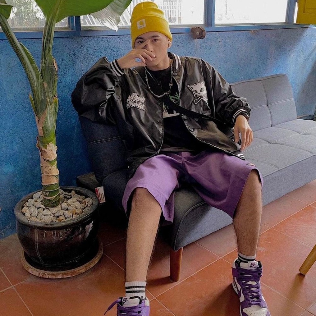 Áo khoác bomber dù unisex bóng chày form rộng Mèo Lâu nam nữ ulzzang Wind | BigBuy360 - bigbuy360.vn