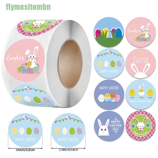 500pcs Happy Easter Stickers Cute Rabbit Egg Self Adhesive Sealing Sticker