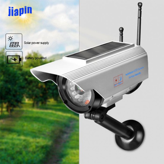 Camera An Ninh Có Đèn Led Bạc Sử Dụng Năng Lượng Mặt Trời
