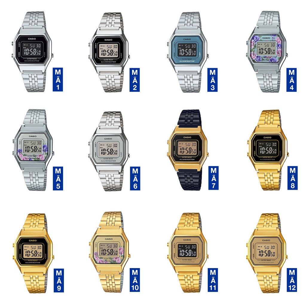 Đồng hồ nữ dây kim loại Casio Standard chính hãng Anh Khuê LA680 Series